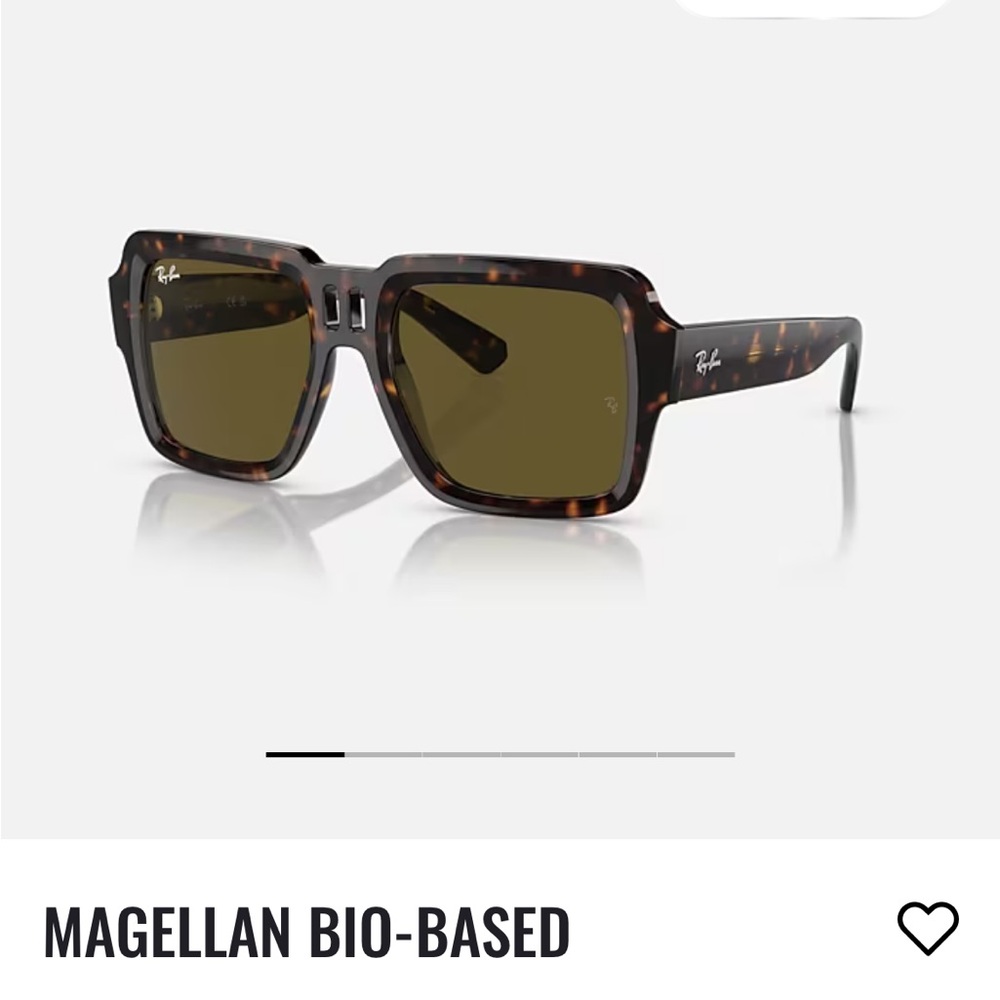 Ray-Ban Magellan Bio-Based Sunglasses with Tortoise Frame